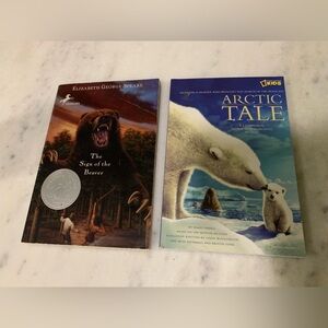 The Sign of the Beaver and Arctic Tale Books. Like new books
